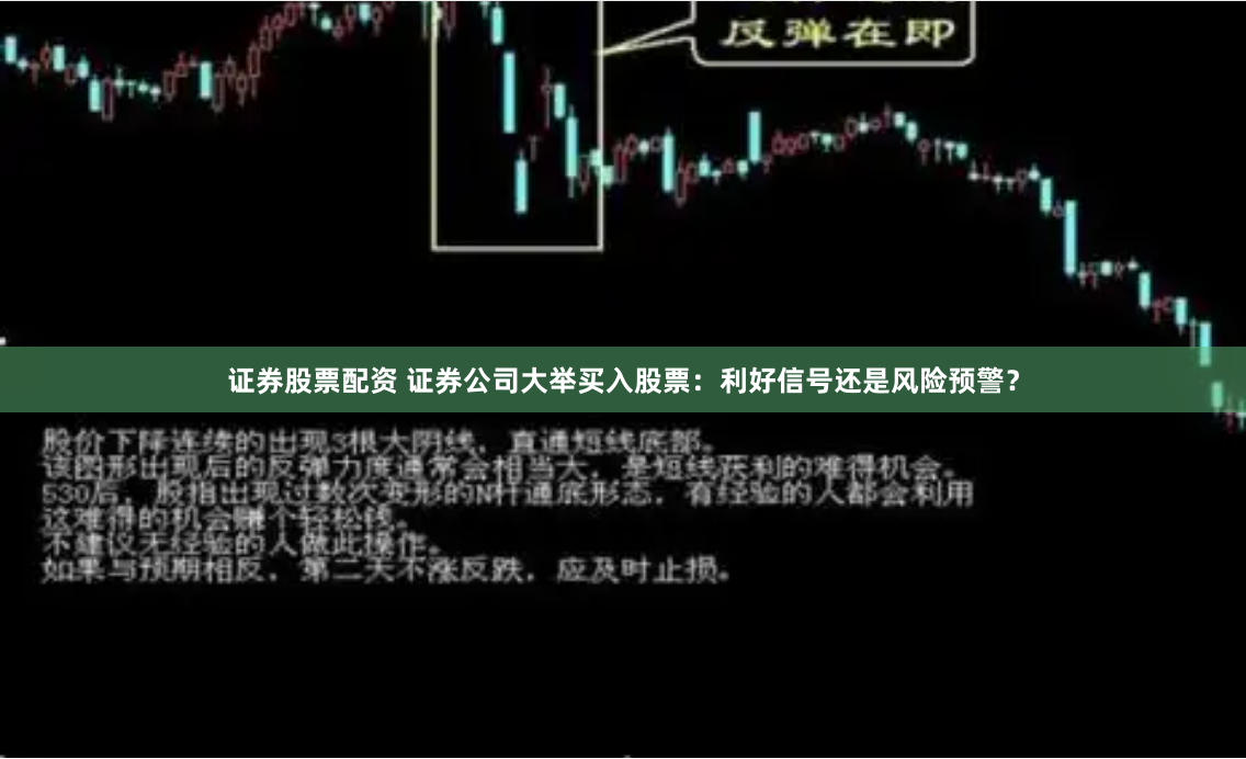 证券股票配资 证券公司大举买入股票：利好信号还是风险预警？