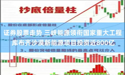 证券股票走势 三峡能源领衔国家重大工程 库布齐沙漠新能源项目投资近800亿